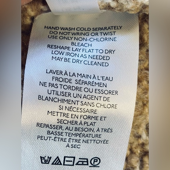 Anthropologie “Lilla” Oversized Wool Blend Cardigan Sweater Size Medium - Picture 10 of 11